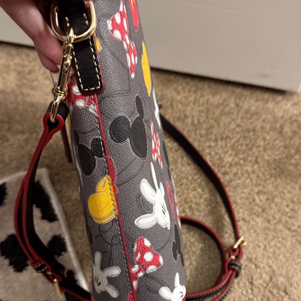 Disney Dooney & Bourke Mickey and Minnie Crossbody Bag - Picture 10 of 16